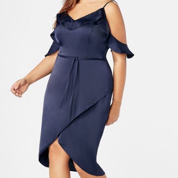 Blue justfab dress - Picture 3 of 3